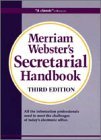 Merriam-Webster's Secretarial Handbook (Third Edition)